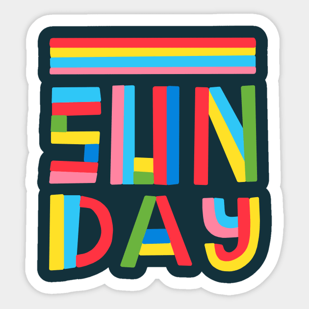 Sunday Sticker by AdrianaStore